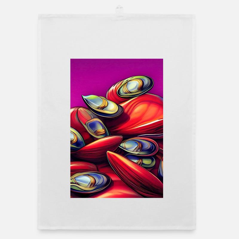 Mussels Organic dish towel