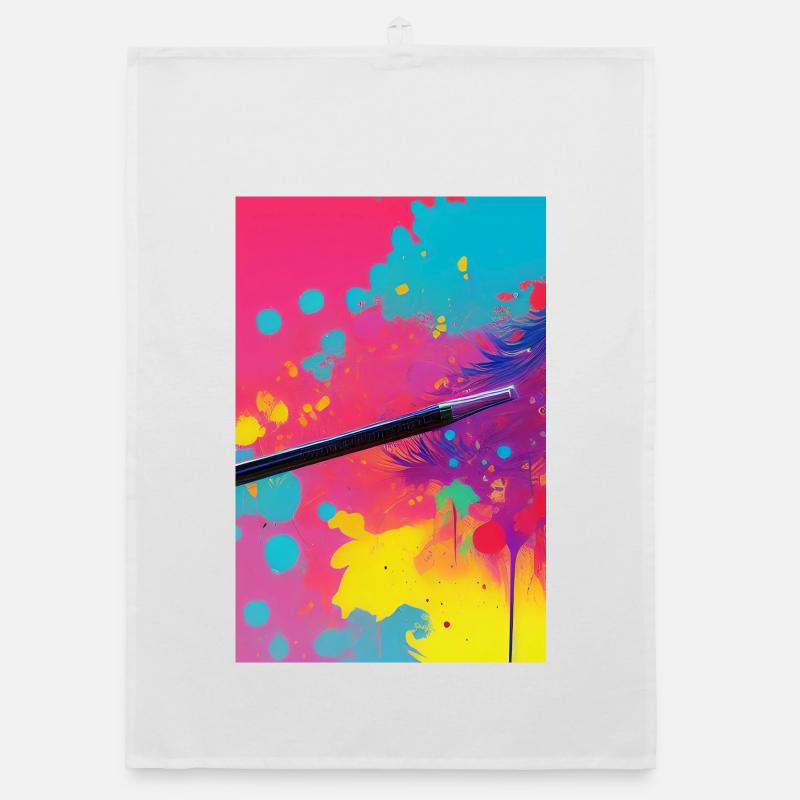 Abstrakte Kunst Organic Geschirrtuch