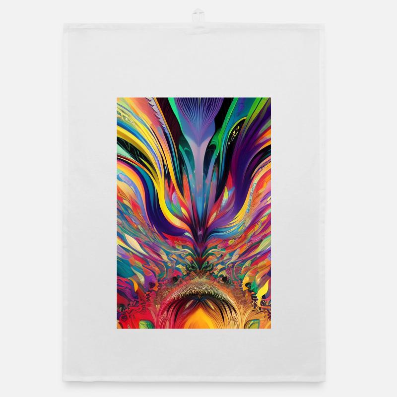 Art abstrait Torchon bio