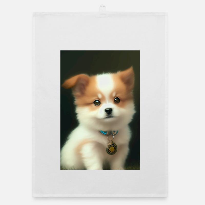 Bébé chien Torchon bio