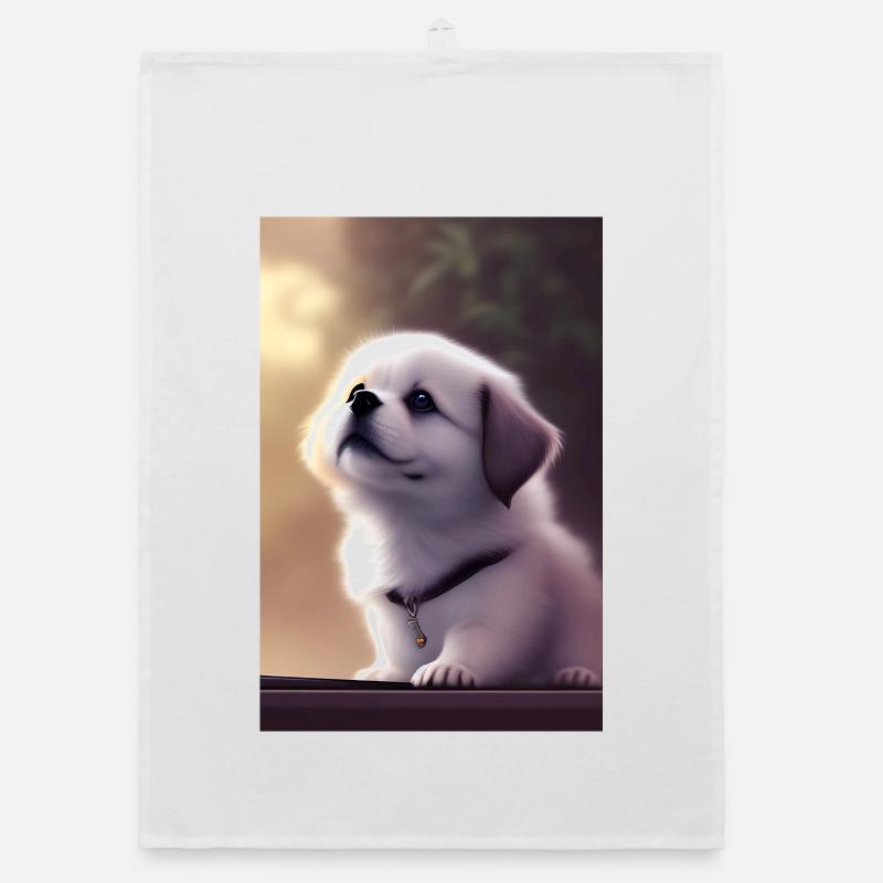 Bébé chien Torchon bio