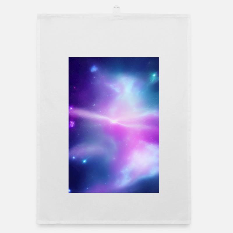 Galaxie Bild Organic Geschirrtuch