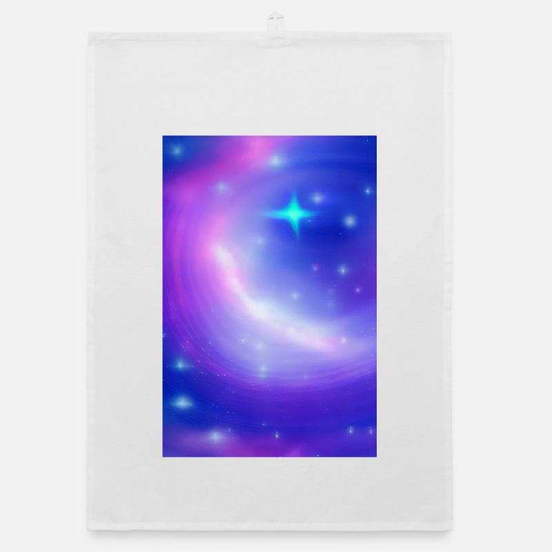 Galaxie Bild Organic Geschirrtuch