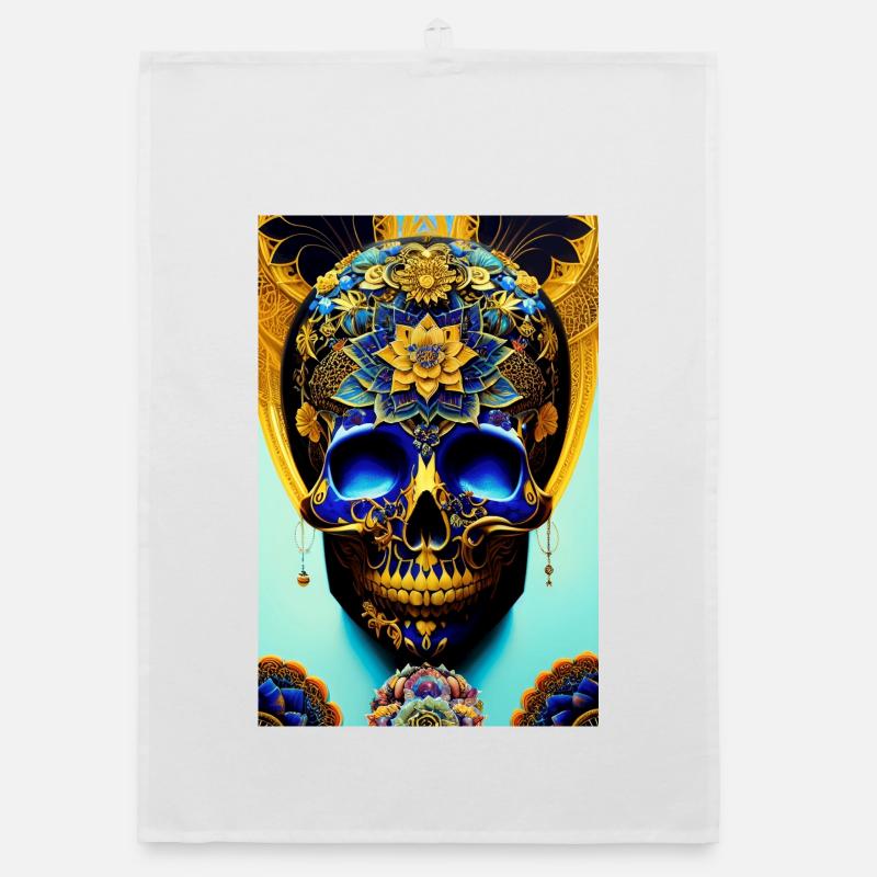 Blue skull Torchon bio