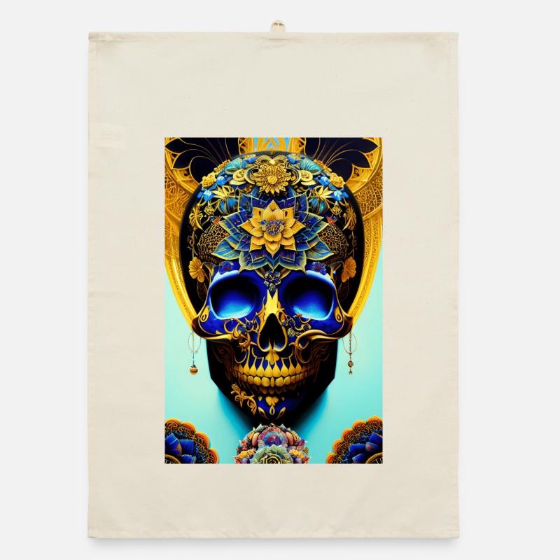 Blue skull Torchon bio
