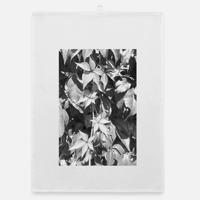 Young Wild Wine B/W Organic dish towel