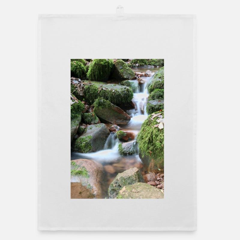 WALDBACH NAGOLDTAL - Organic Geschirrtuch - Weiß