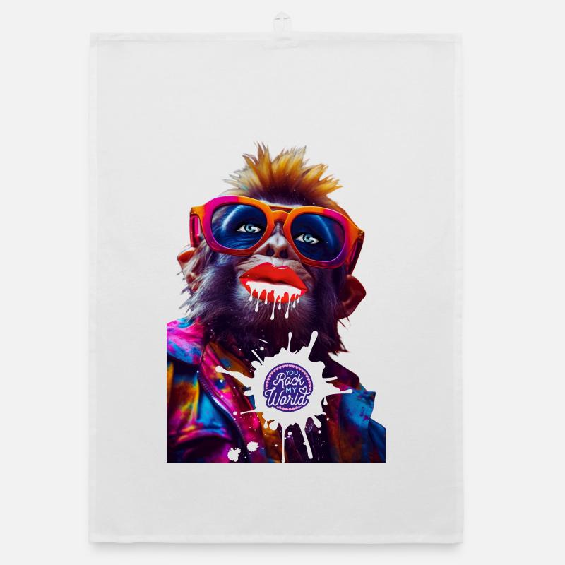 Tu fais vibrer mon monde Torchon bio