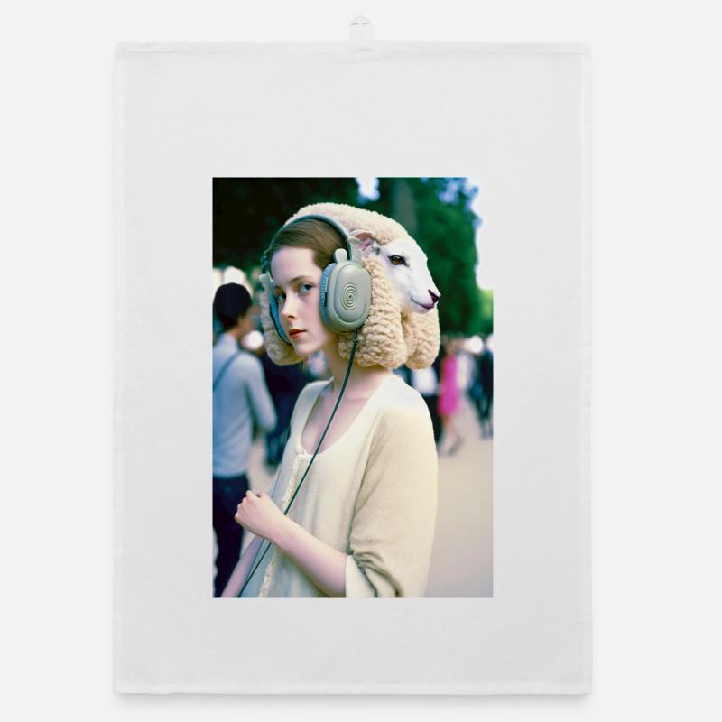 Anthropomorphic 10 Organic dish towel