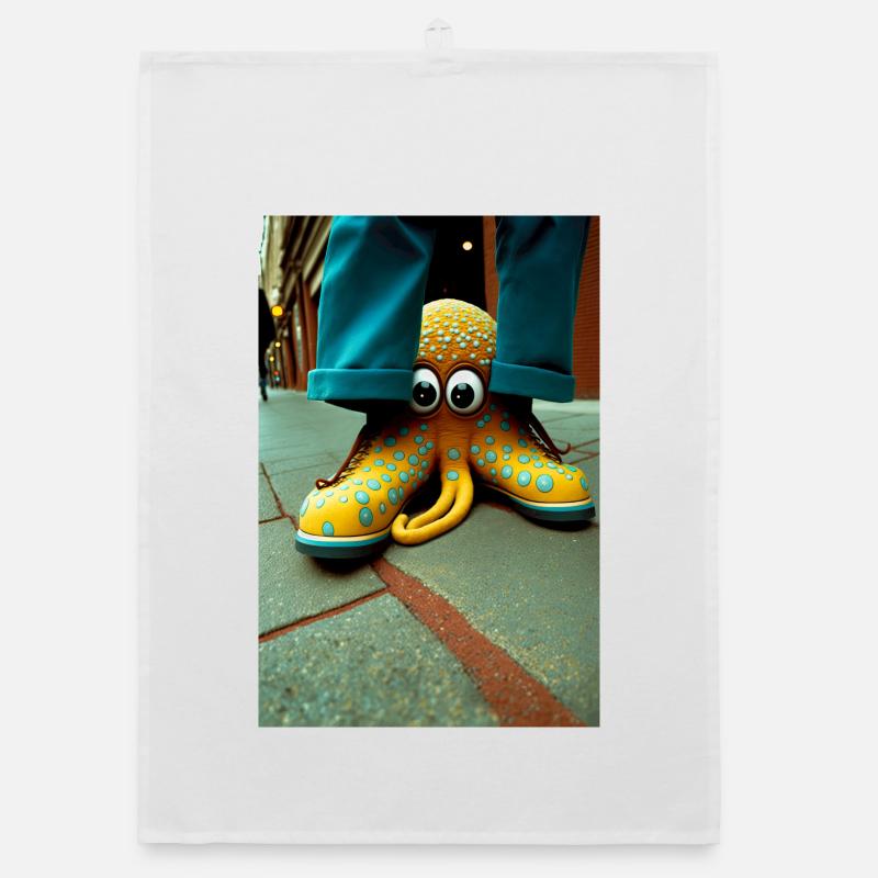 Anthropomorph 03 Organic Geschirrtuch