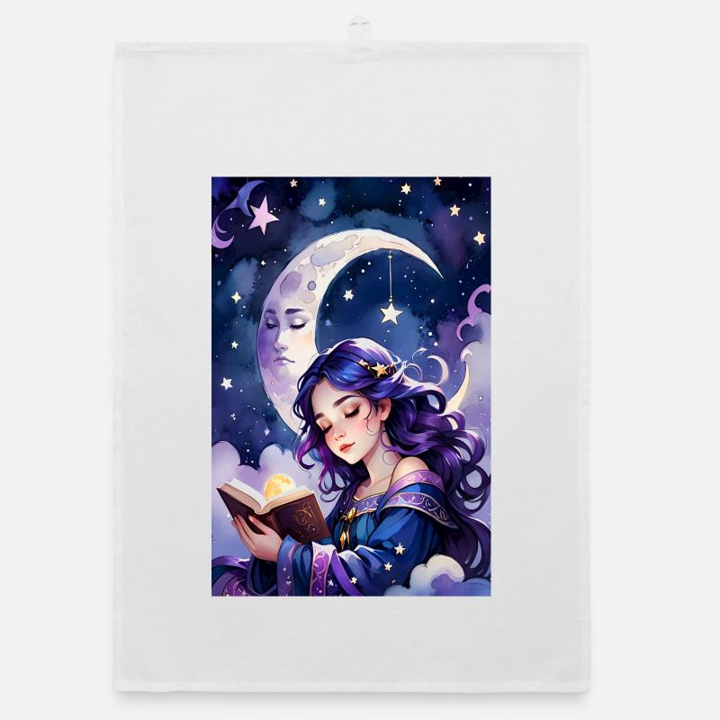 Lesen und Einschlafen Organic Geschirrtuch