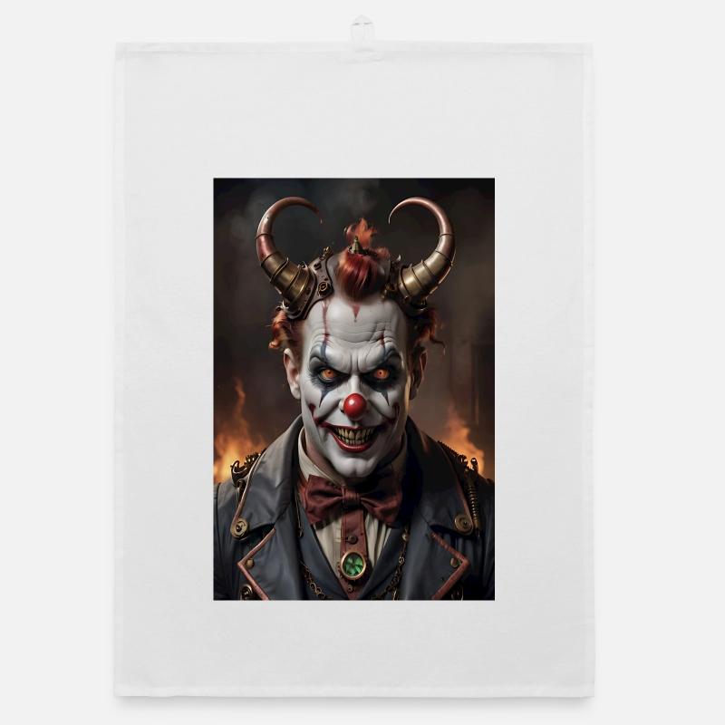 Clown diable steampunk Torchon bio