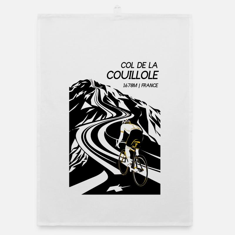 Besteigung des Col de la Couillole Organic Geschirrtuch