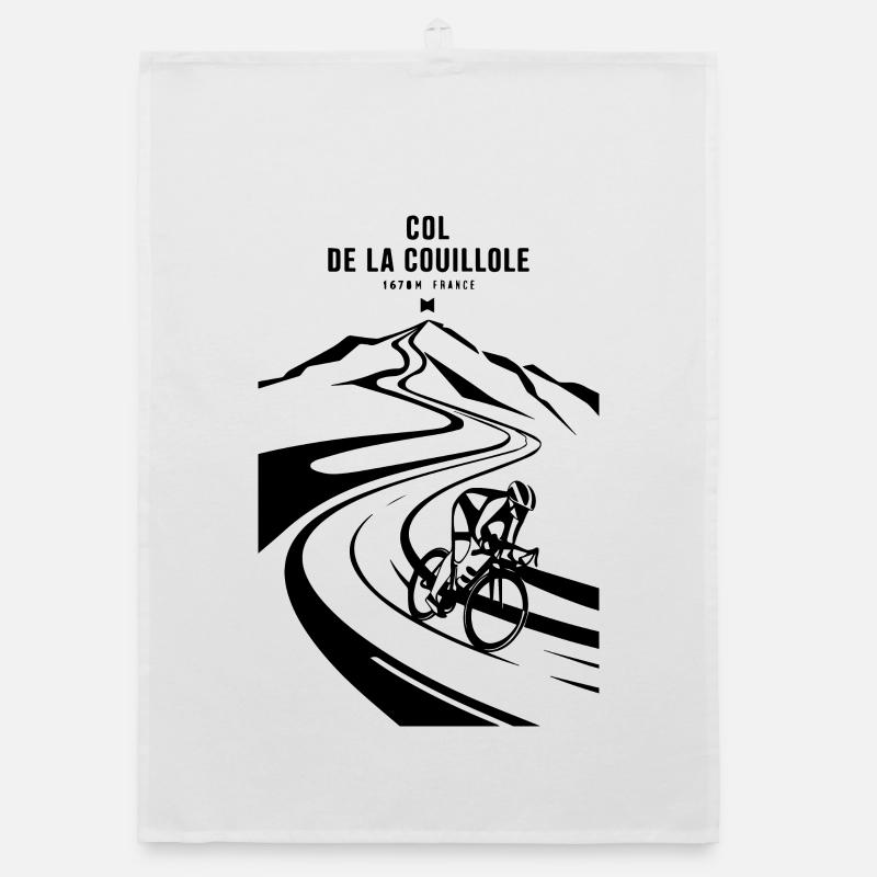 Ascension à Col de la Couillole de Cyclisme Torchon bio