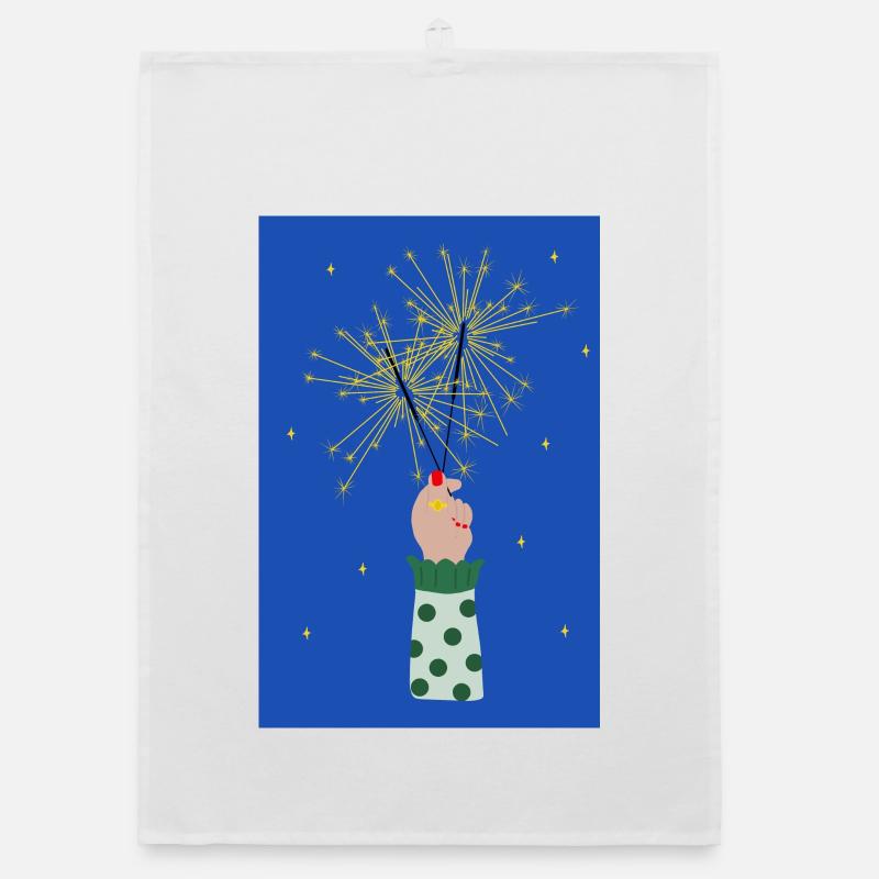 Make a Wish - Affiche Bonne Chance Torchon bio