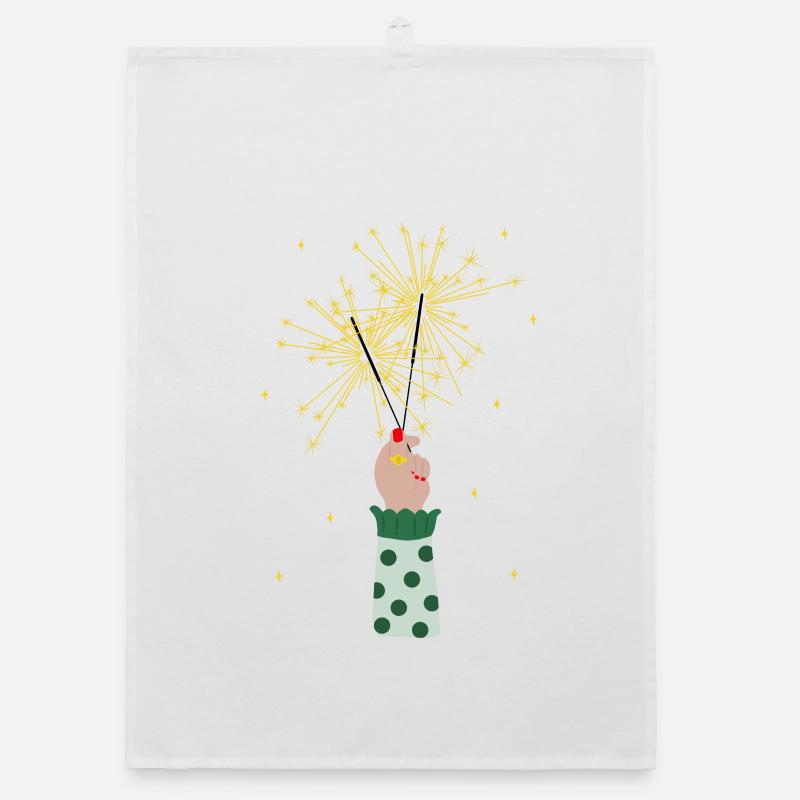 Make a Wish - Good Luck - Gifts for You Organic dish towel