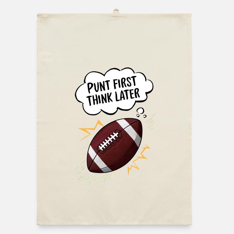 Punt First, Think Later Organic dish towel