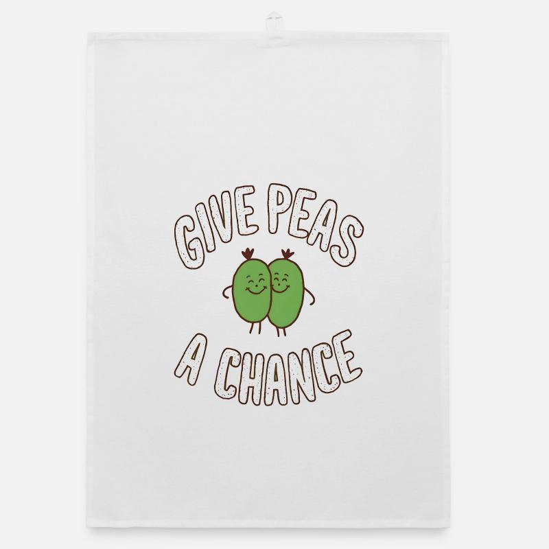 Give Peas a Chance Organic Geschirrtuch