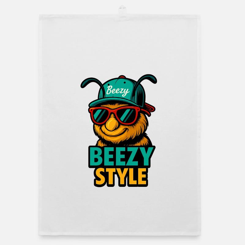 Beezy Style Biene Cap Organic Geschirrtuch