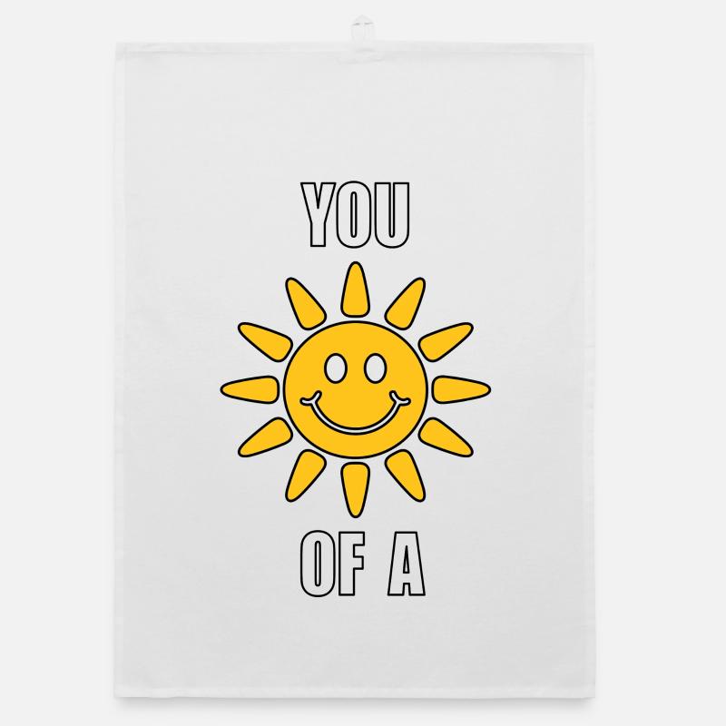 antisocial sun Organic dish towel