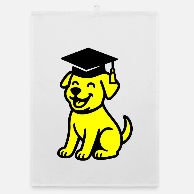 Chien de Bachelor / Chien de Diplôme Torchon bio