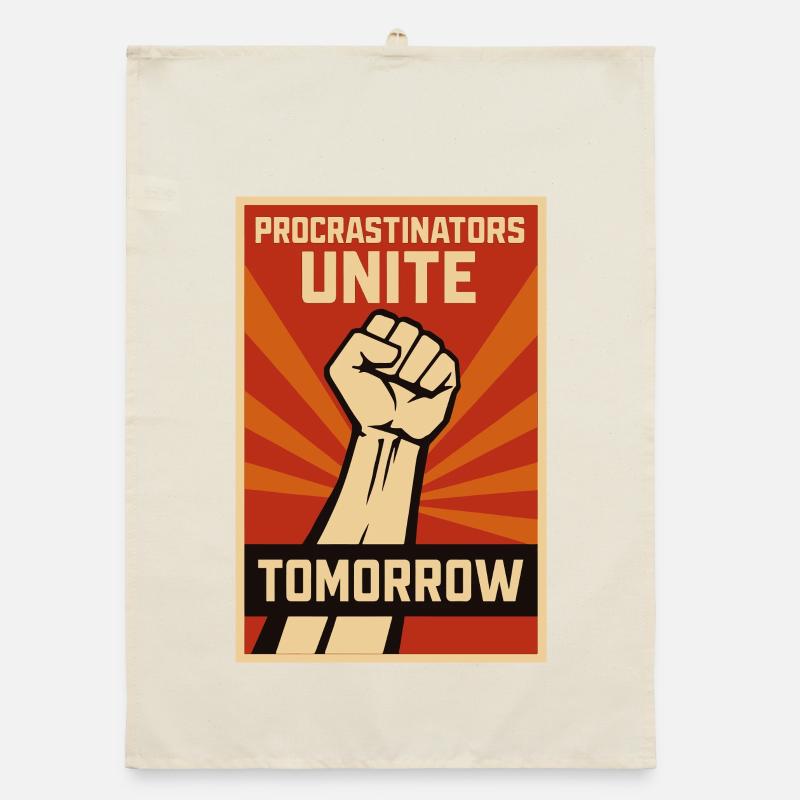 Procrastinateurs, procrastinateurs s’unissent, demain Torchon bio