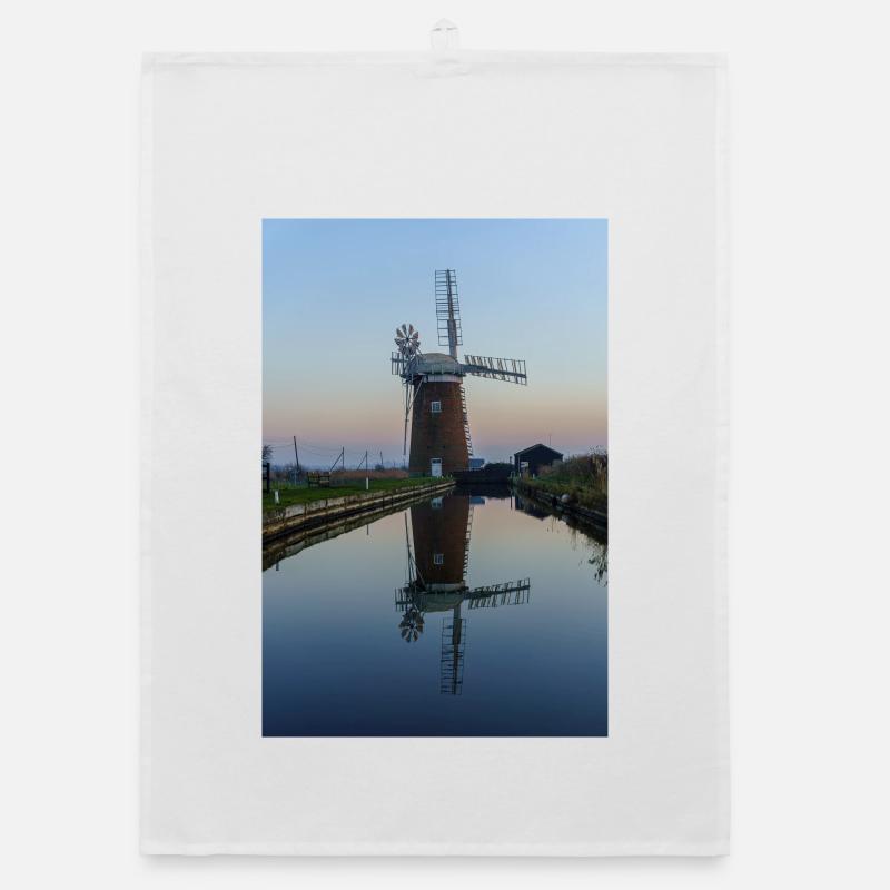 Windmill by Quiet Canal Organic dish towel