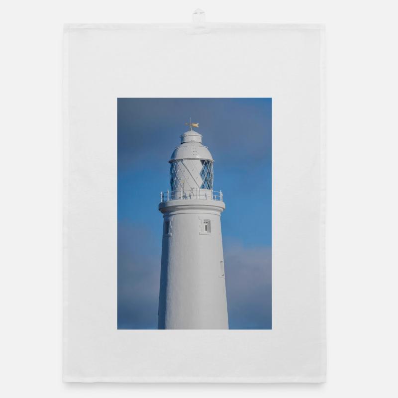 St Marys Lighthouse Close Up Organic dish towel