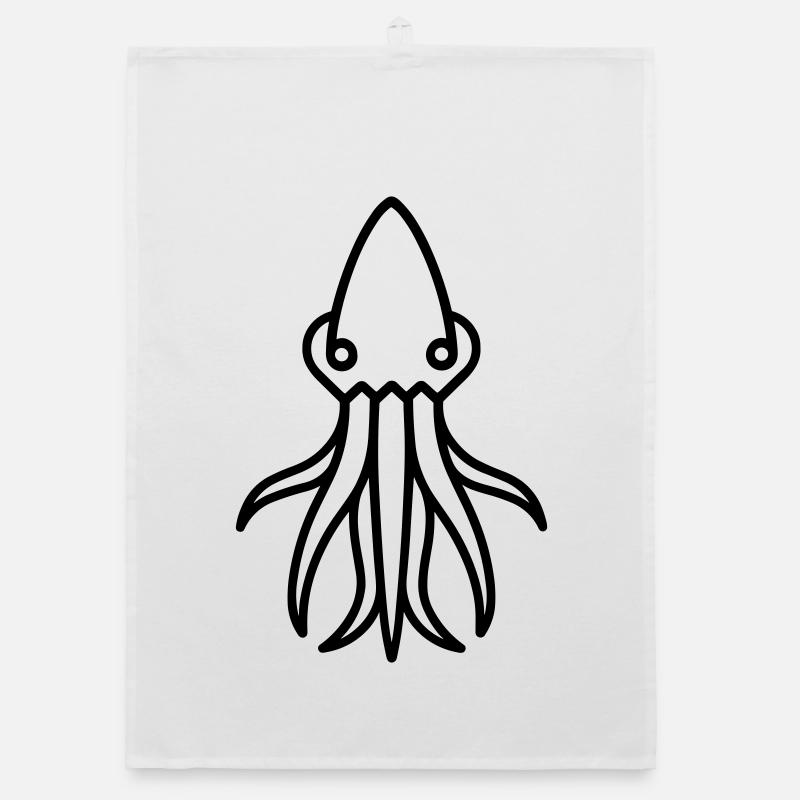 squid Organic dish towel