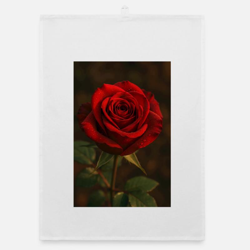 Fear Rose Organic dish towel