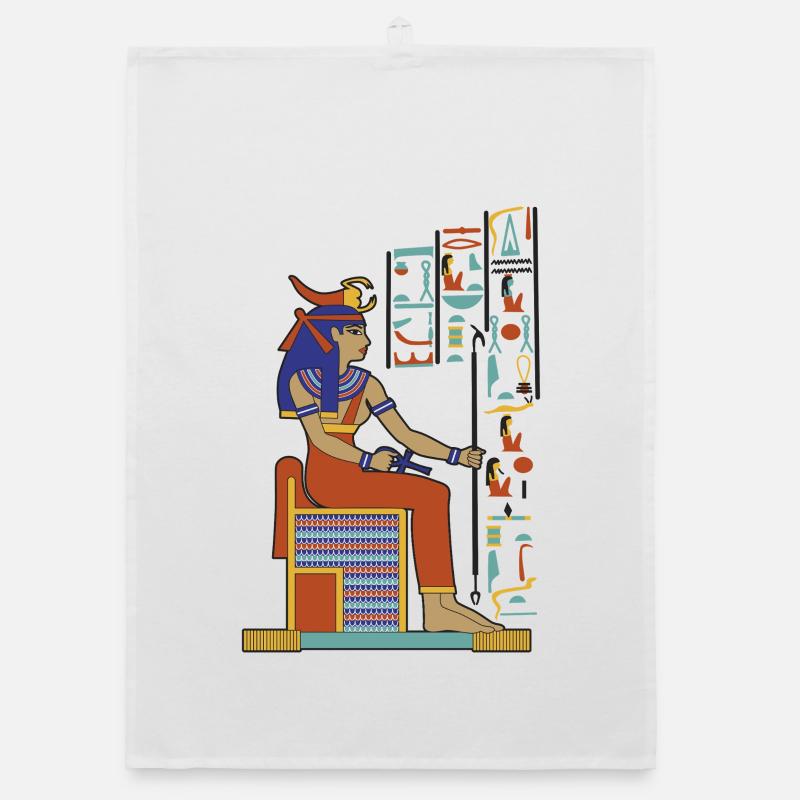 SERKET The Scorpion Goddess Organic dish towel