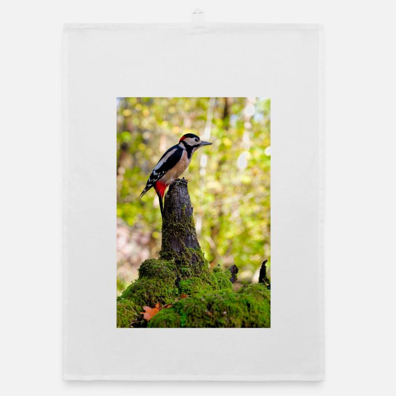 Forêt de pics à crête pourpre Torchon bio