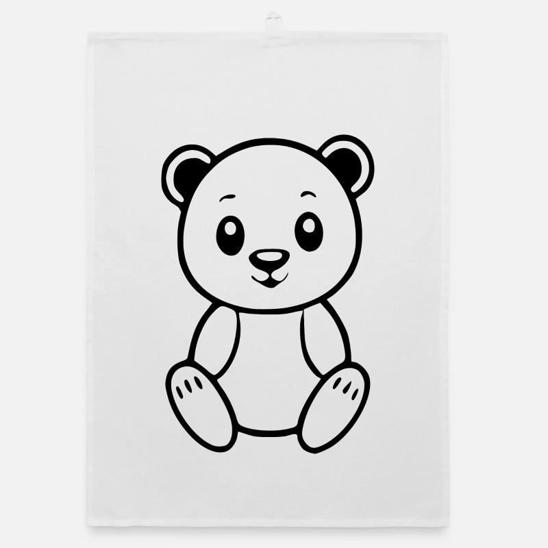 Bear Bear T-shirt Gift Organic dish towel