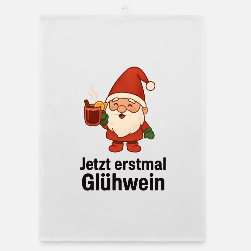 Mulled wine gnome Organic dish towel
