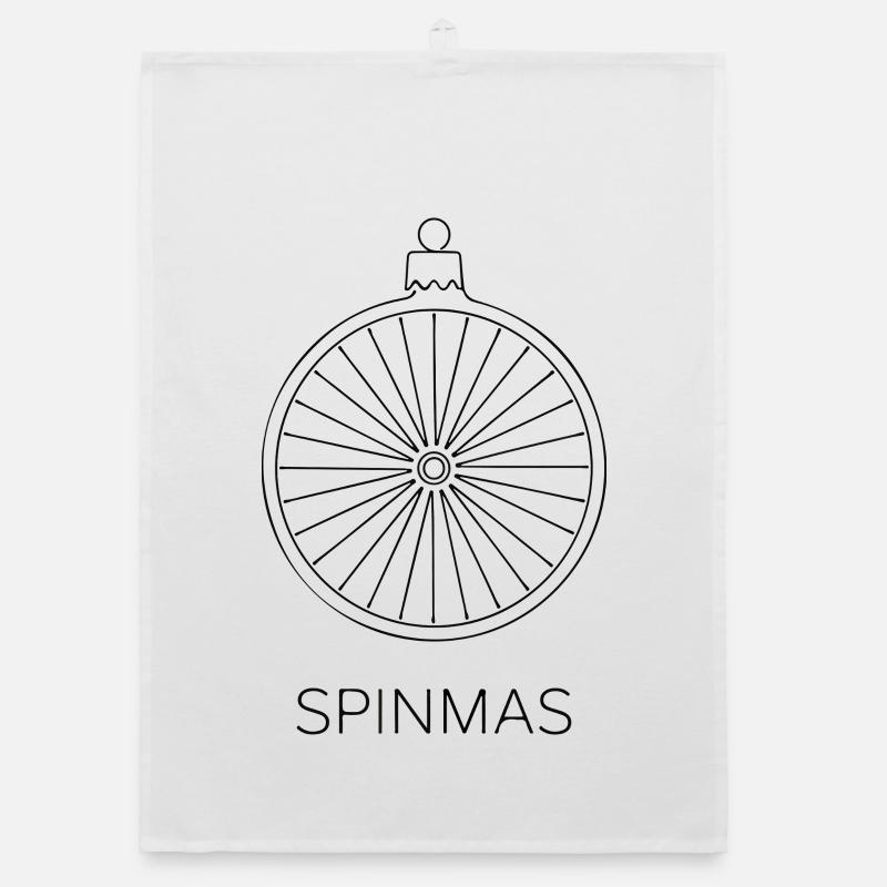 Spinmas Rad Ornament Organic Geschirrtuch