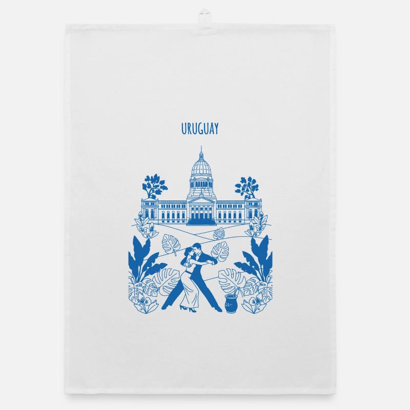Uruguay Capitol Tango Organic dish towel