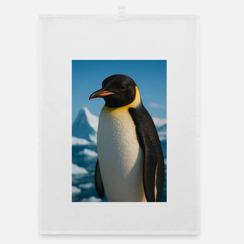 Arctic Penguin Organic dish towel