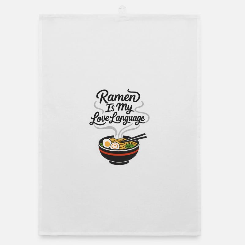 Le ramen est mon langage de l’amour Torchon bio