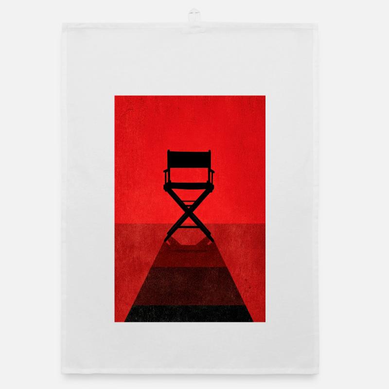 Red Spotlight Direktor Vorsitzender - Organic Geschirrtuch - Weiß