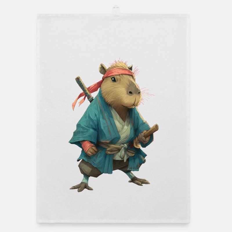 Capybara Ninja Torchon bio