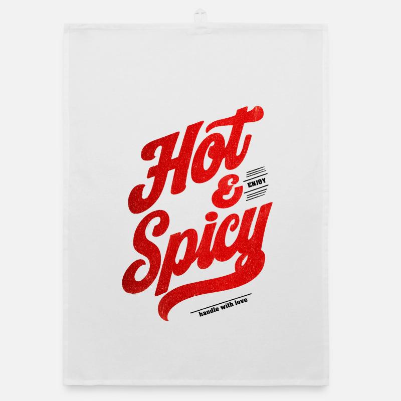 Hot & Spicy Organic Geschirrtuch