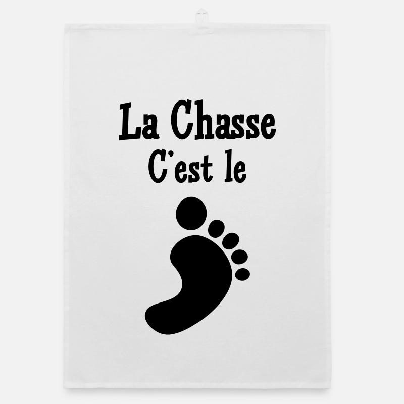 La chasse c’est le pied Torchon bio