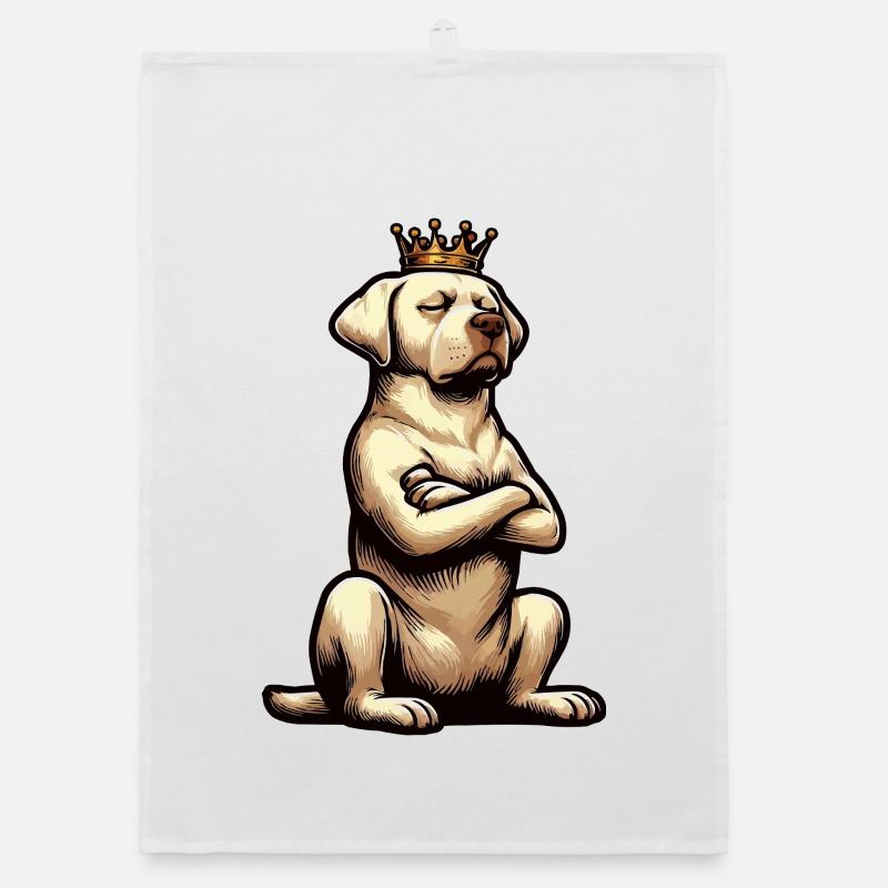 Labrador Labrador propriétaire Labrador lover Torchon bio