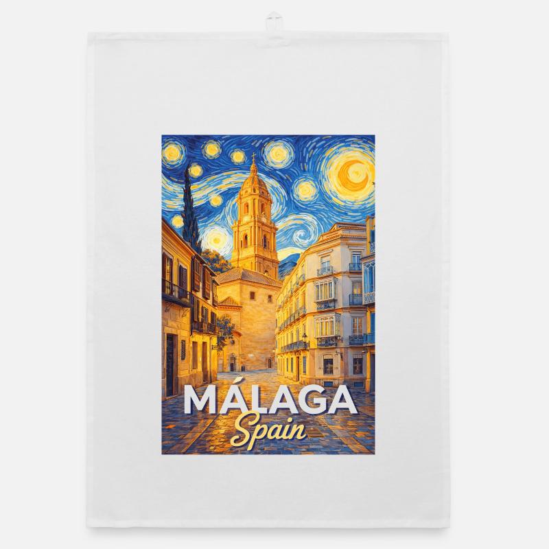 Málaga, Spain Organic dish towel