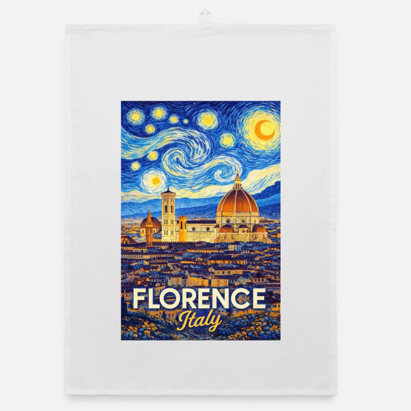 Florence, Italy. Organic dish towel