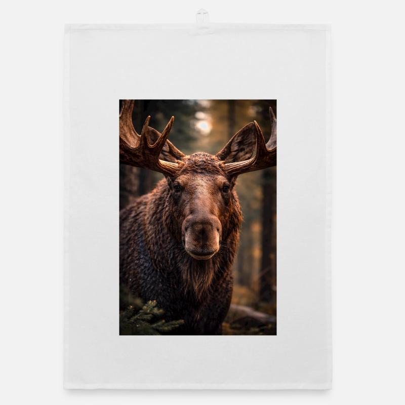 Orignal dans la forêt Torchon bio