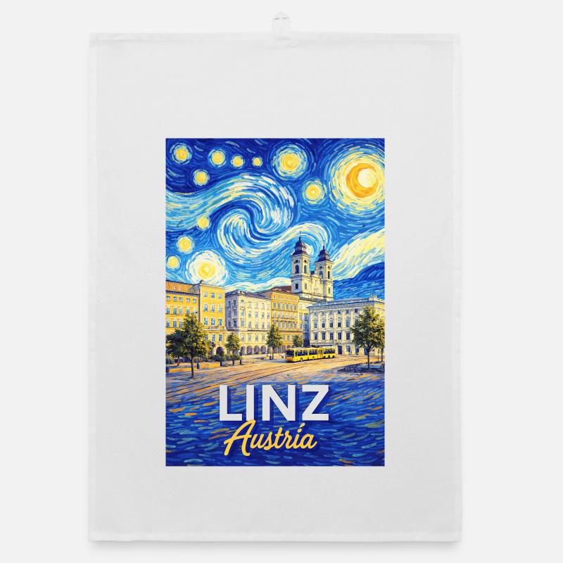 Linz, Austria Organic dish towel
