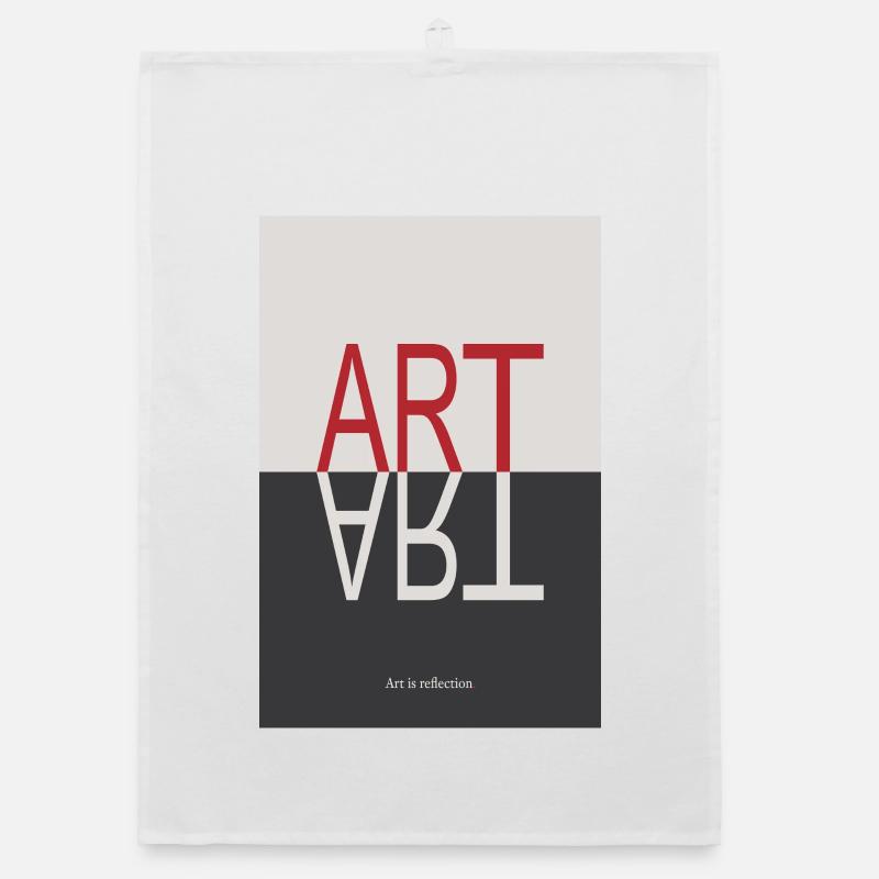 Affiche ART Reflection Minimalist Concept Torchon bio
