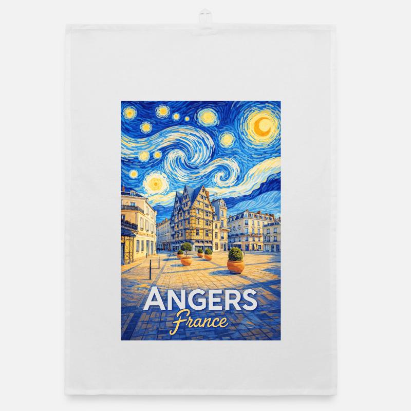 Angers, Frankreich Organic Geschirrtuch