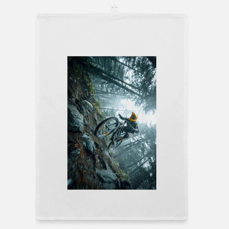 Winterwald-MTB-Quest Organic Geschirrtuch